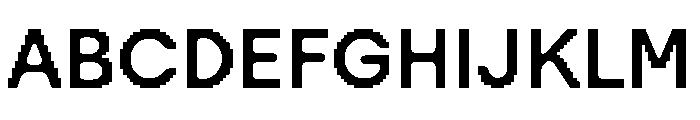 Visual Medium Font UPPERCASE