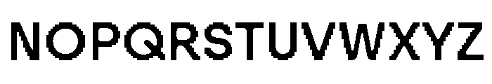 Visual Medium Font UPPERCASE