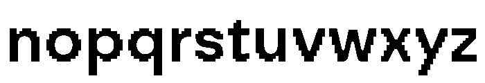 Visual Medium Font LOWERCASE