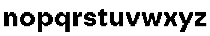 Visual Semibold Font LOWERCASE