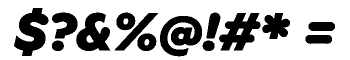 Vitamiin BlackItalic Font OTHER CHARS