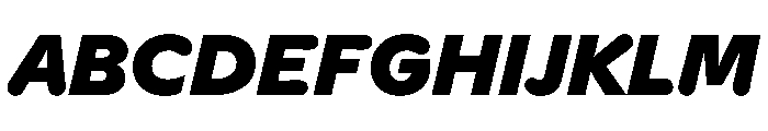 Vitamiin BlackItalic Font UPPERCASE