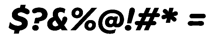 Vitamiin BoldItalic Font OTHER CHARS