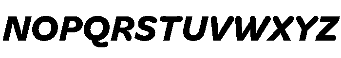 Vitamiin BoldItalic Font UPPERCASE