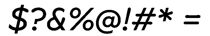 Vitamiin RegularItalic Font OTHER CHARS