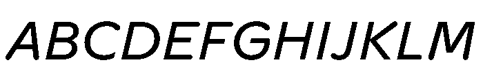 Vitamiin RegularItalic Font UPPERCASE