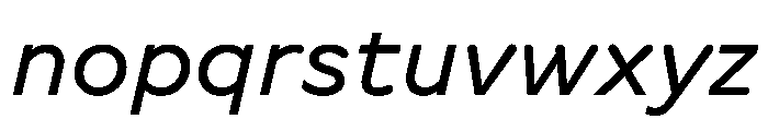 Vitamiin RegularItalic Font LOWERCASE