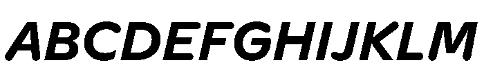 Vitamiin SemiBoldItalic Font UPPERCASE