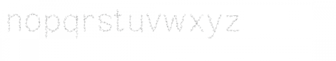 vine sketch Font LOWERCASE