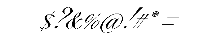 Vicomte Regular Font OTHER CHARS