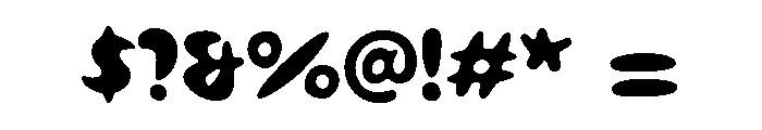 Vidro Regular Font OTHER CHARS