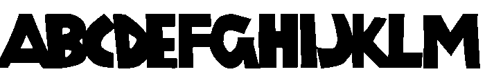 Vienna Black Font UPPERCASE