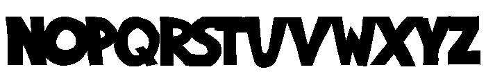 Vienna Black Font UPPERCASE