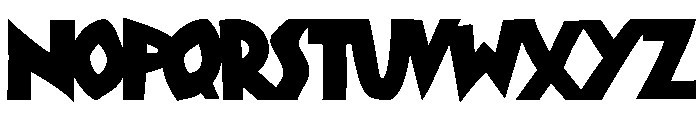 Vienna Black Font LOWERCASE