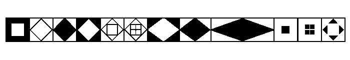 Vienna Extras Font UPPERCASE