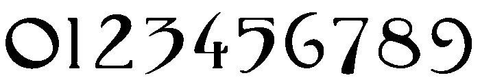 Vienna Regular Font OTHER CHARS