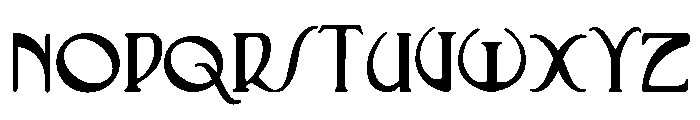 Vienna Regular Font UPPERCASE