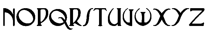 Vienna Regular Font LOWERCASE