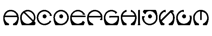 Vienna Round Font UPPERCASE