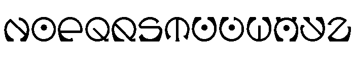 Vienna Round Font UPPERCASE