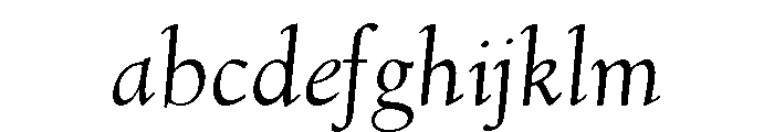 Village No. 2 Regular Italic FONT