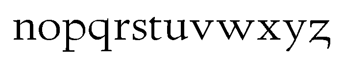 Village No. 2 Regular Font LOWERCASE