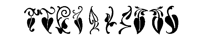 Vine Leaves Regular Font OTHER CHARS