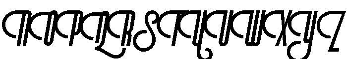 Vinyle Light Font UPPERCASE