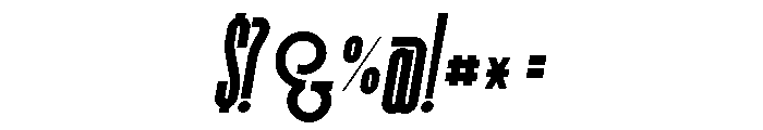 Vinyle Tall Font OTHER CHARS