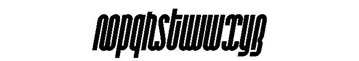 Vinyle Tall Font LOWERCASE