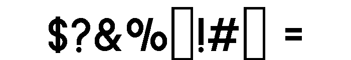Violet Regular Font OTHER CHARS