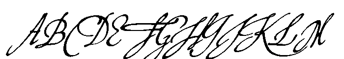 Virginian Regular Font UPPERCASE