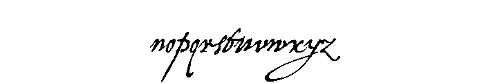 Virginian Regular Font LOWERCASE