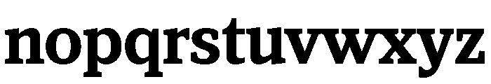Viroqua Bold Font LOWERCASE