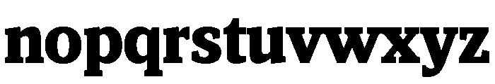 Viroqua Extra Bold Font LOWERCASE