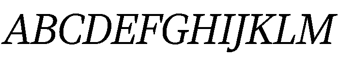 Viroqua Light Italic Font UPPERCASE