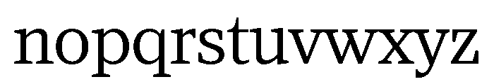 Viroqua Light Font LOWERCASE