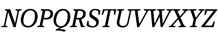 Viroqua Regular Italic Font UPPERCASE