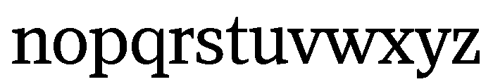 Viroqua Regular Font LOWERCASE