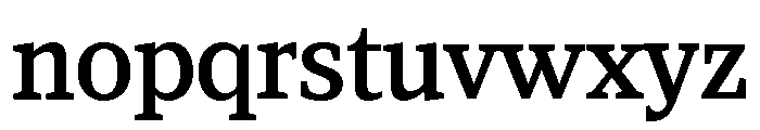 Viroqua Semi Bold Font LOWERCASE