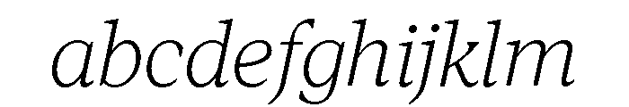 Viroqua Thin Italic FONT