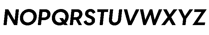 Visby Bold Oblique Font UPPERCASE