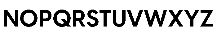 Visby Bold Font UPPERCASE