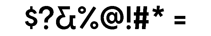 Visby Demi Bold Font OTHER CHARS