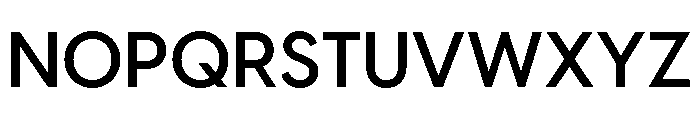 Visby Demi Bold Font UPPERCASE