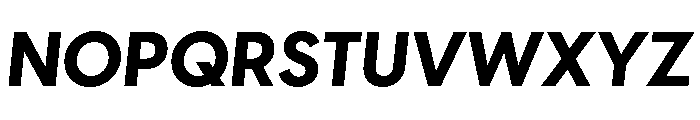 Visby Extra Bold Oblique Font UPPERCASE