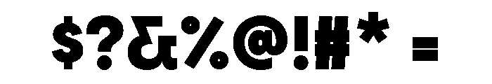 Visby Heavy Font OTHER CHARS