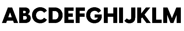 Visby Heavy Font UPPERCASE