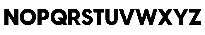 Visby Heavy Font UPPERCASE