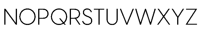 Visby Light Font UPPERCASE